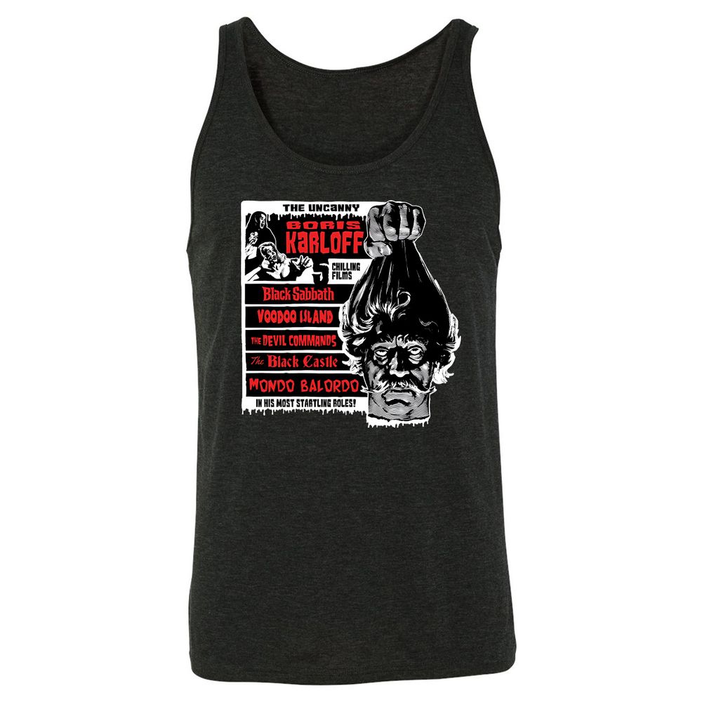 Unisex Jersey Tank - D3HNHBHZ - Charcoal Black Triblend - 5