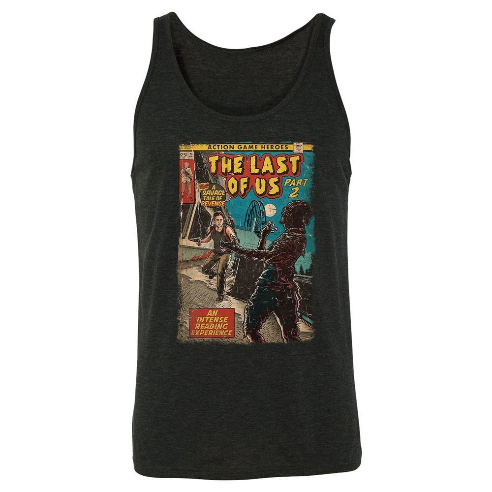 Unisex Jersey Tank - 9P1EQX39 - Charcoal Black Triblend - 5