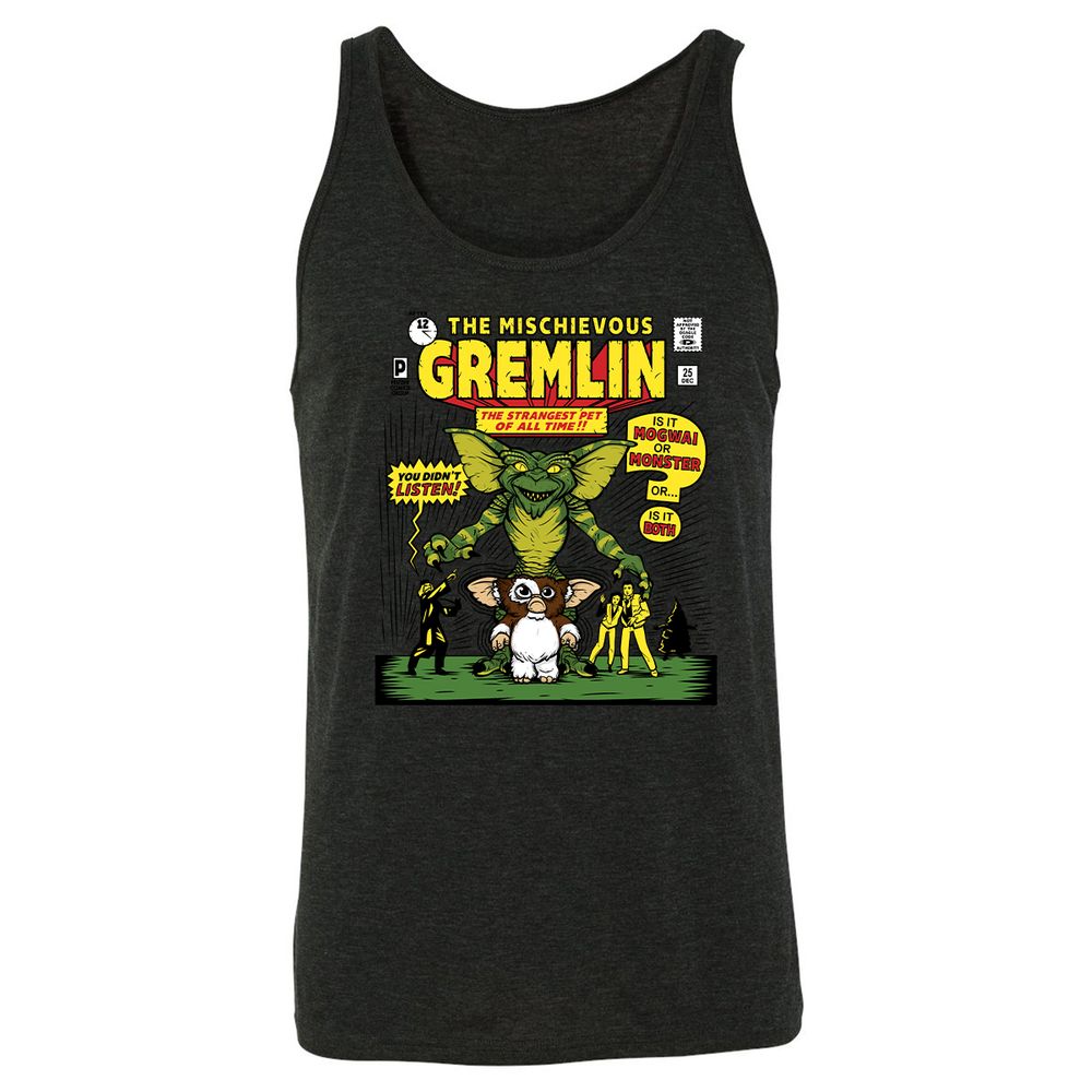 Unisex Jersey Tank - BY3WYGNH - Charcoal Black Triblend - 5