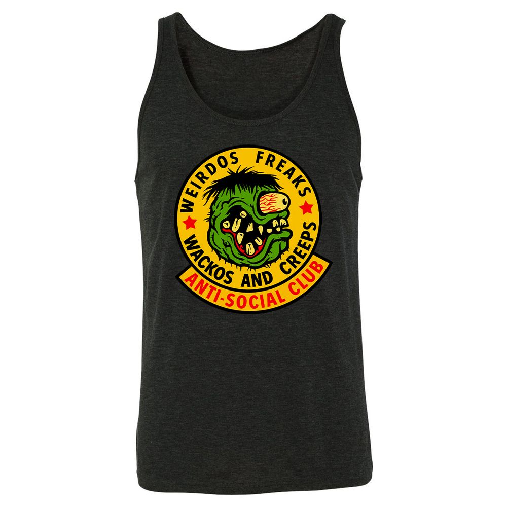 Unisex Jersey Tank - XPCH3YTK - Charcoal Black Triblend - 5