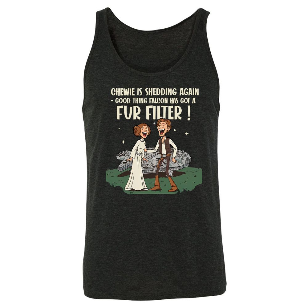 Unisex Jersey Tank - YJKPF5ZS - Charcoal Black Triblend - 5