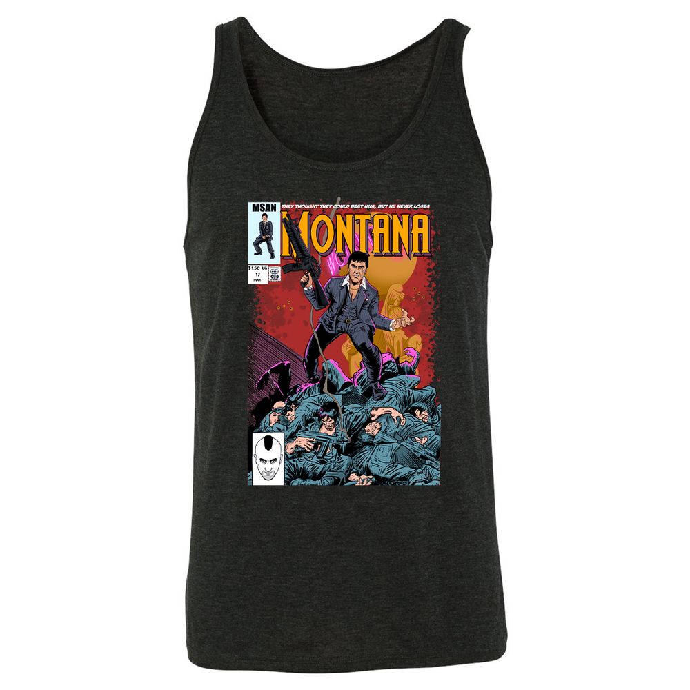 Unisex Jersey Tank - PVE5BYYV - Charcoal Black Triblend - 5