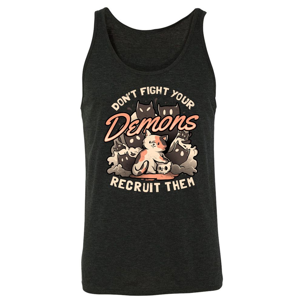 Unisex Jersey Tank - W5ZAACVG - Charcoal Black Triblend - 5