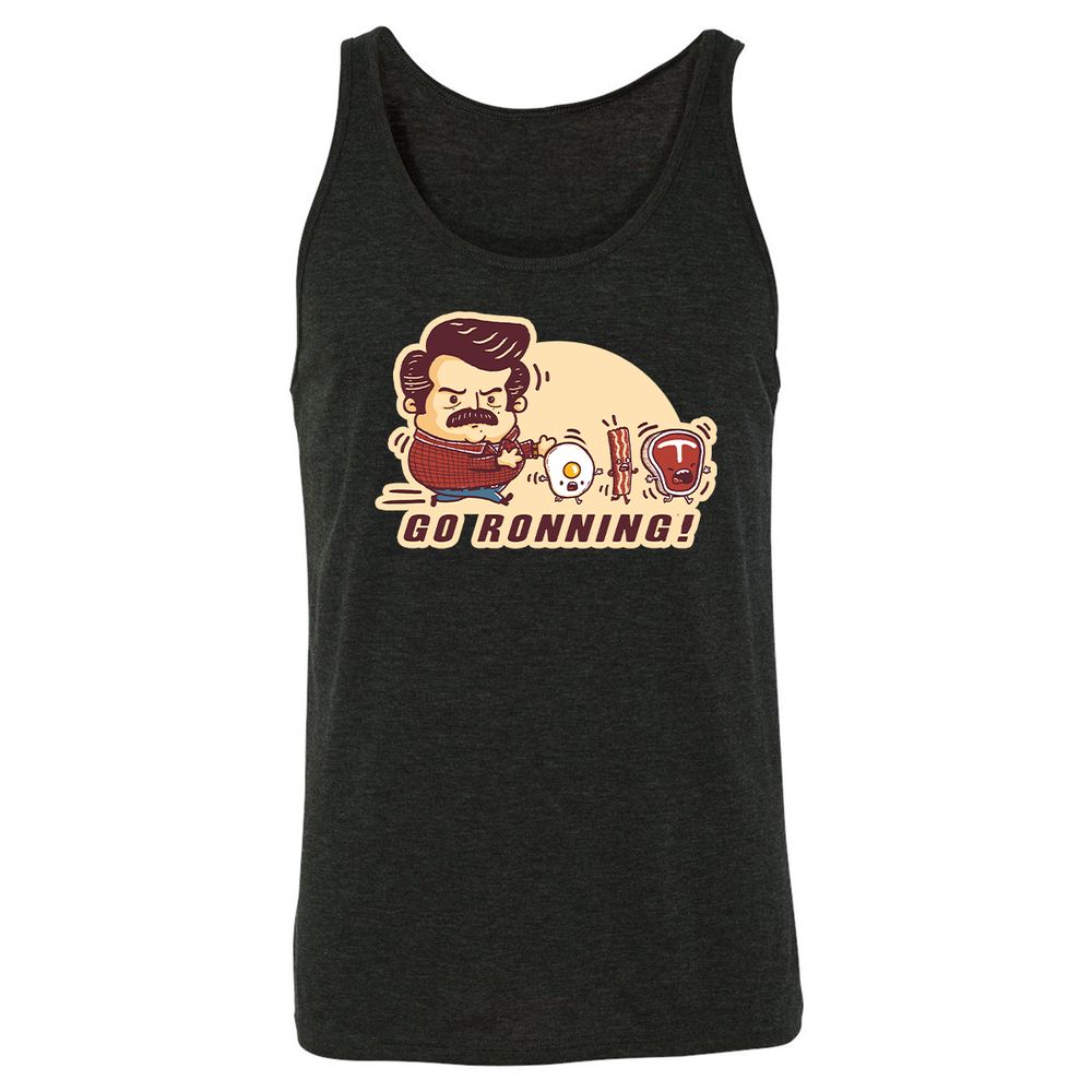 Unisex Jersey Tank - 6PB19ADY - Charcoal Black Triblend - 5