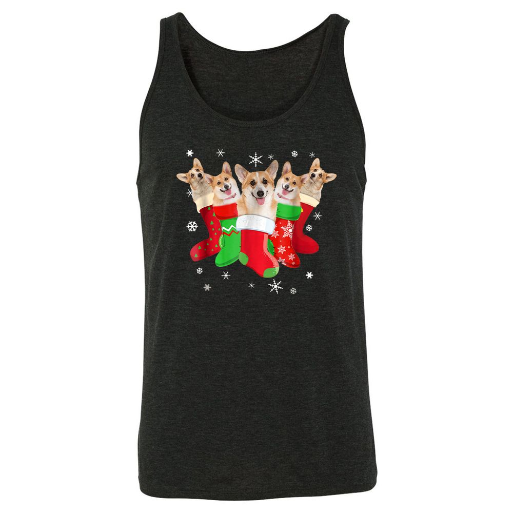 Unisex Jersey Tank - WDZ8YL6R - Charcoal Black Triblend - 5