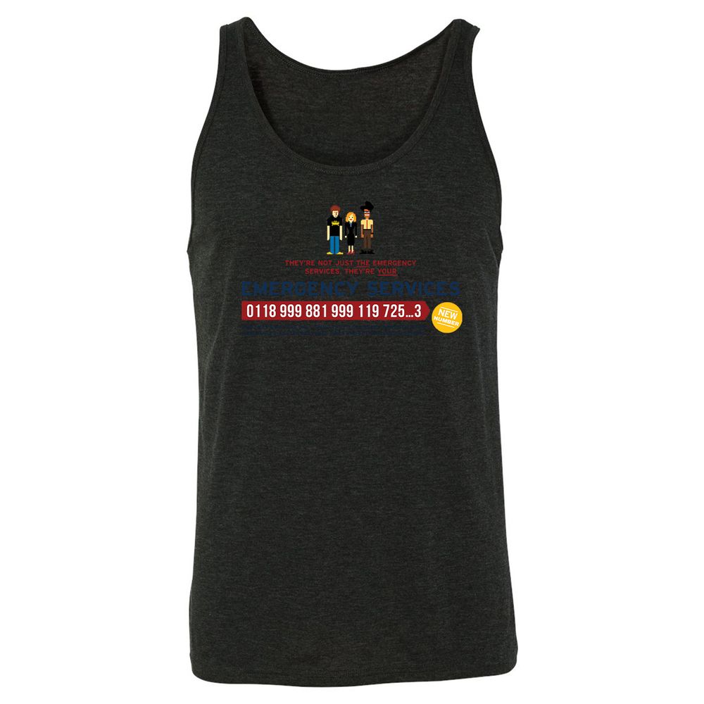 Unisex Jersey Tank - 91EZGZ51 - Charcoal Black Triblend - 5
