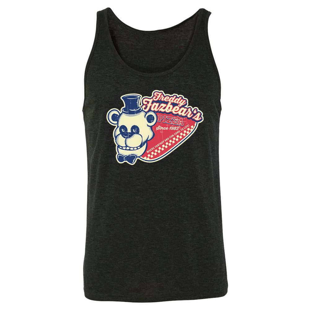 Unisex Jersey Tank - QGGBGLJL - Charcoal Black Triblend - 5