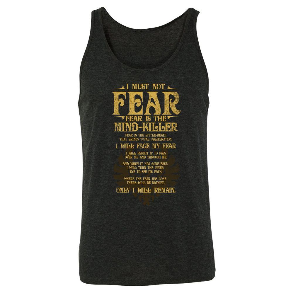 Unisex Jersey Tank - FZQJ48FQ - Charcoal Black Triblend - 5