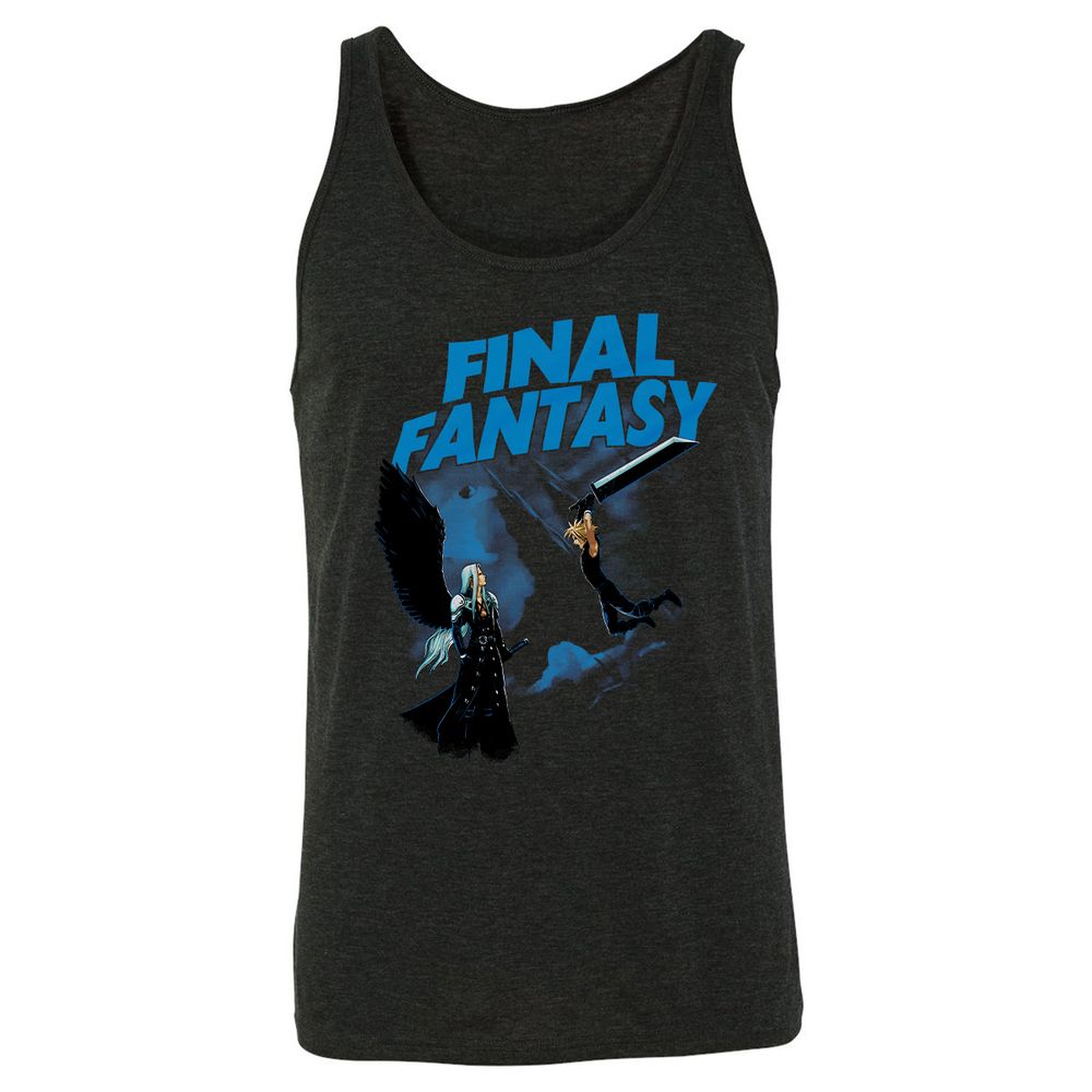 Unisex Jersey Tank - 2XBESK79 - Charcoal Black Triblend - 5