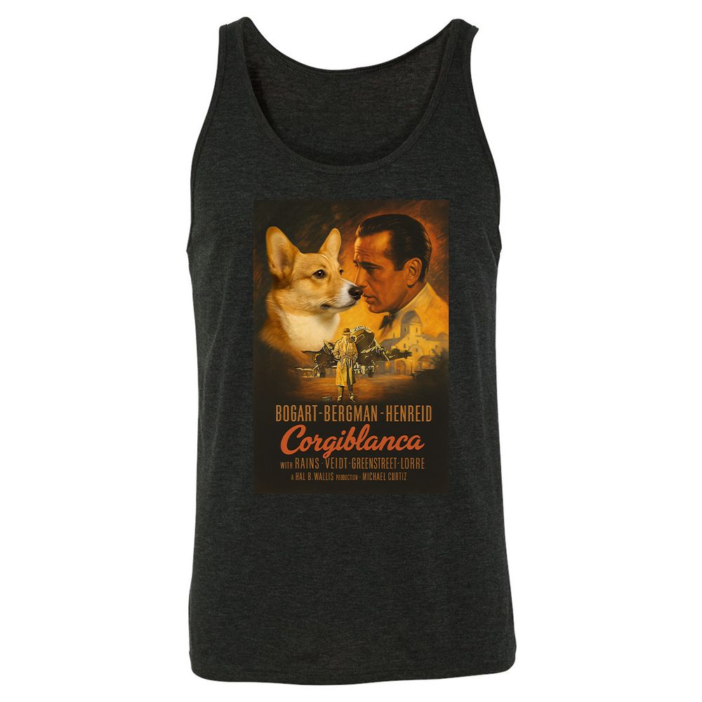 Unisex Jersey Tank - X5NH2W3L - Charcoal Black Triblend - 5