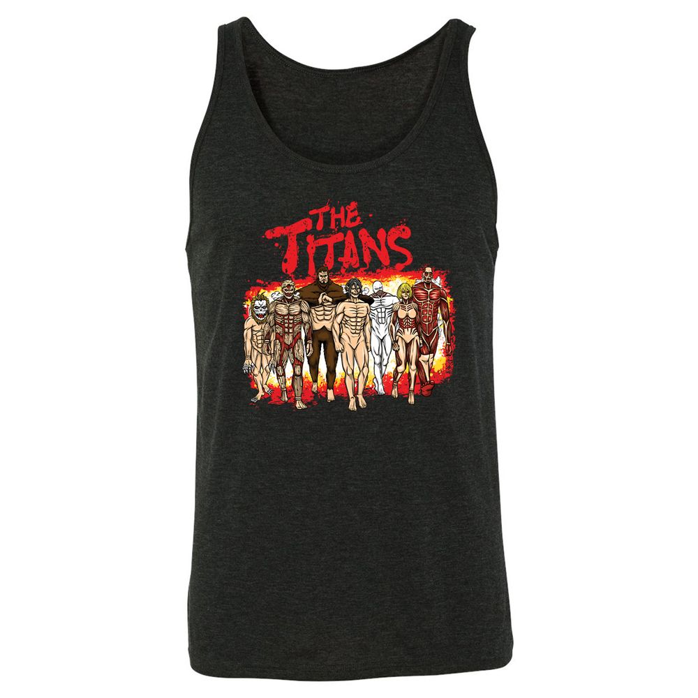 Unisex Jersey Tank - 8L9WBSTT - Charcoal Black Triblend - 5