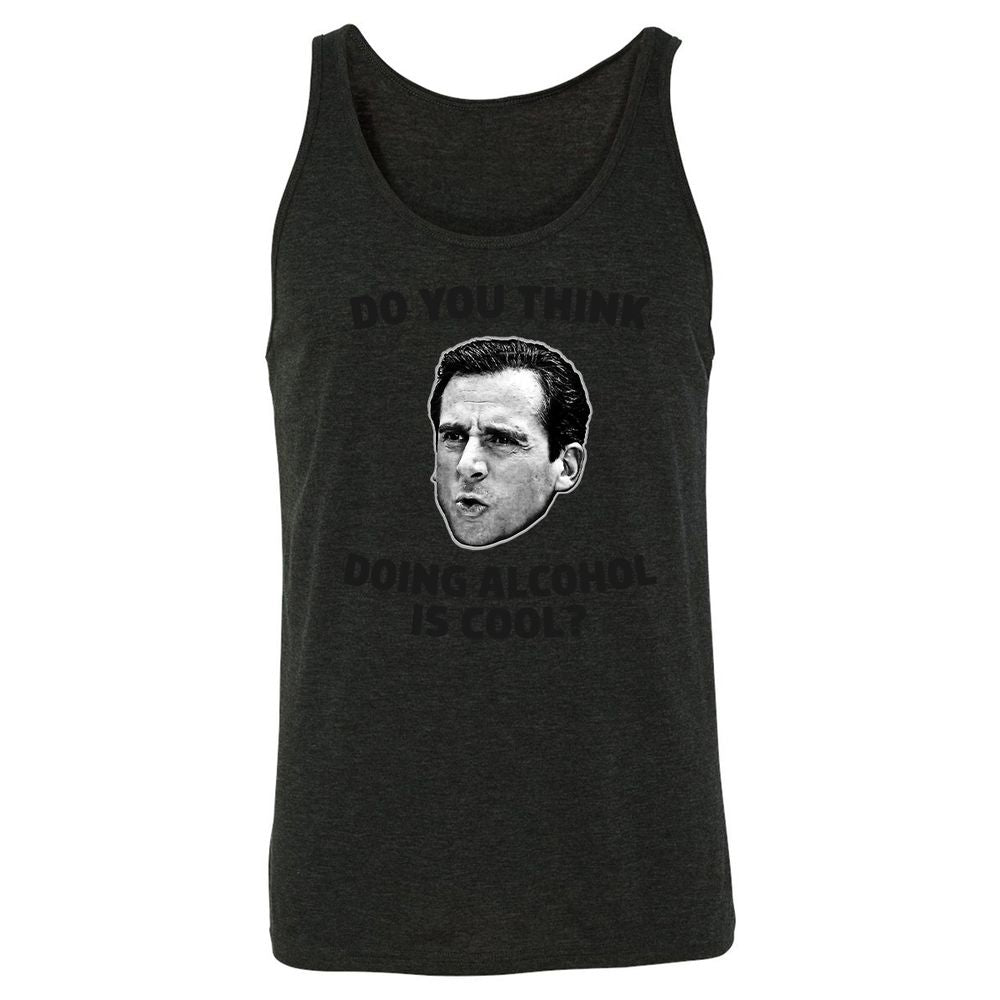 Unisex Jersey Tank - Z48BXC8W - Charcoal Black Triblend - 5