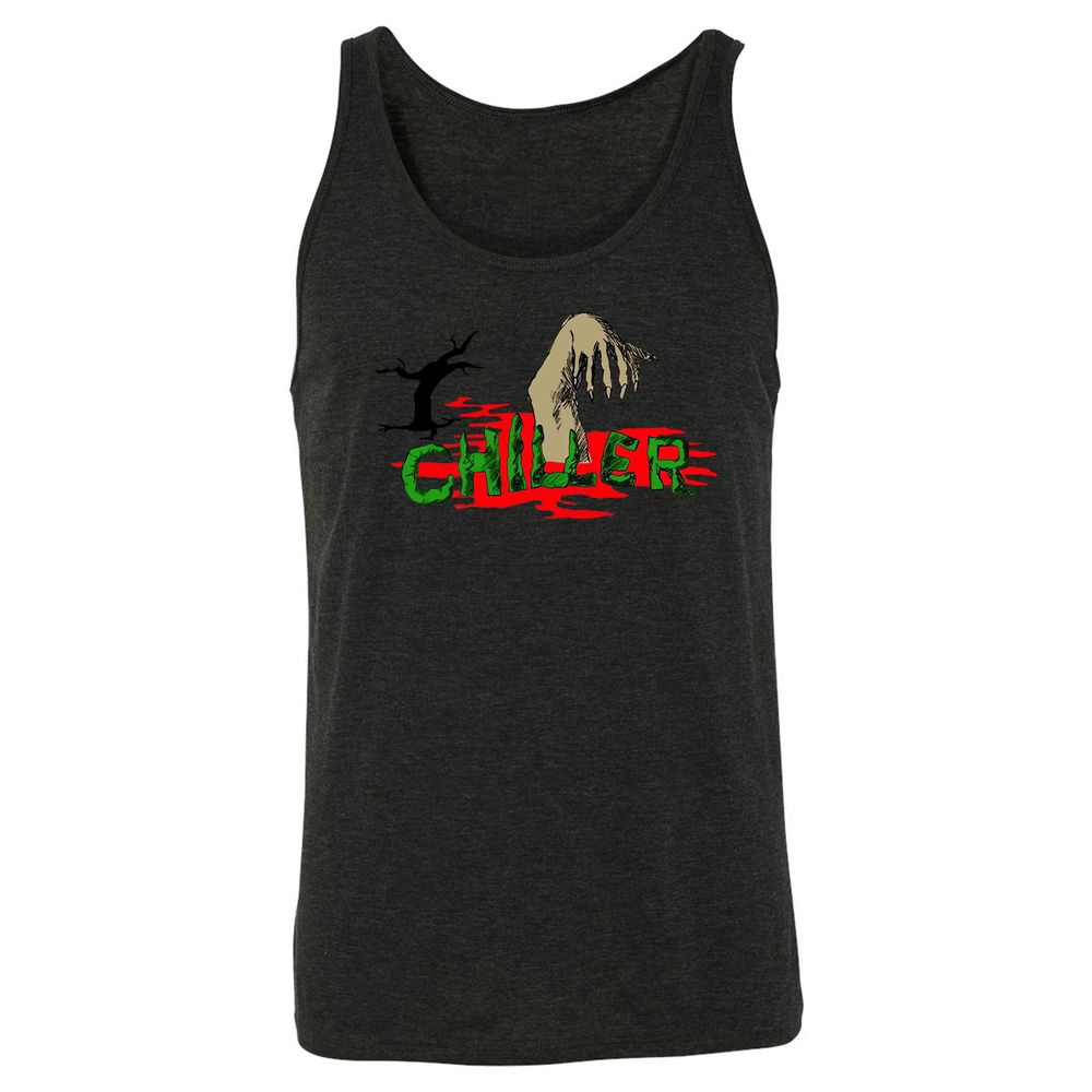 Unisex Jersey Tank - UQJ6G323 - Charcoal Black Triblend - 5
