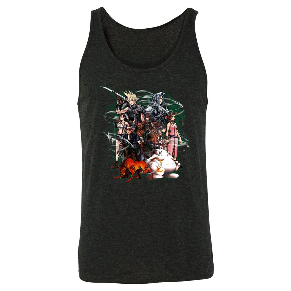 Unisex Jersey Tank - RSJFBF6J - Charcoal Black Triblend - 5