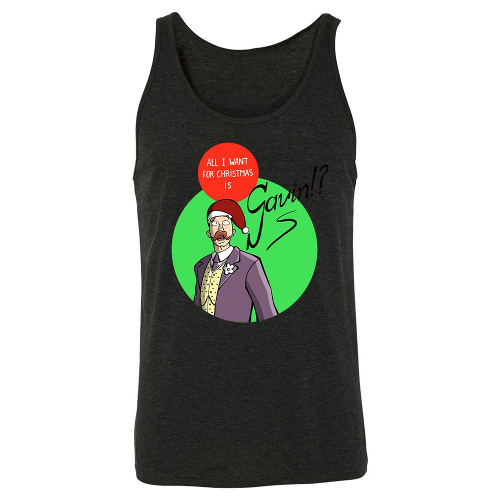 Unisex Jersey Tank - G3ZS6H58 - Charcoal Black Triblend - 5