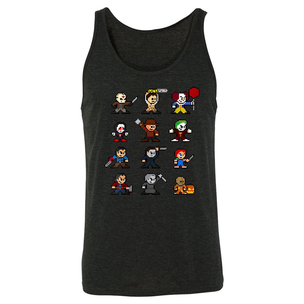 Unisex Jersey Tank - KM42UREE - Charcoal Black Triblend - 5