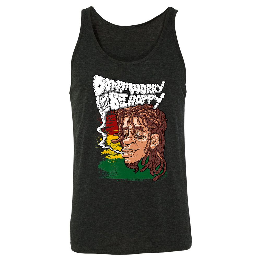 Unisex Jersey Tank - 6U95KU9T - Charcoal Black Triblend - 5