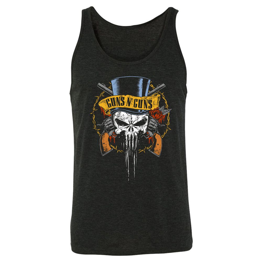 Unisex Jersey Tank - D1LQWJC3 - Charcoal Black Triblend - 5
