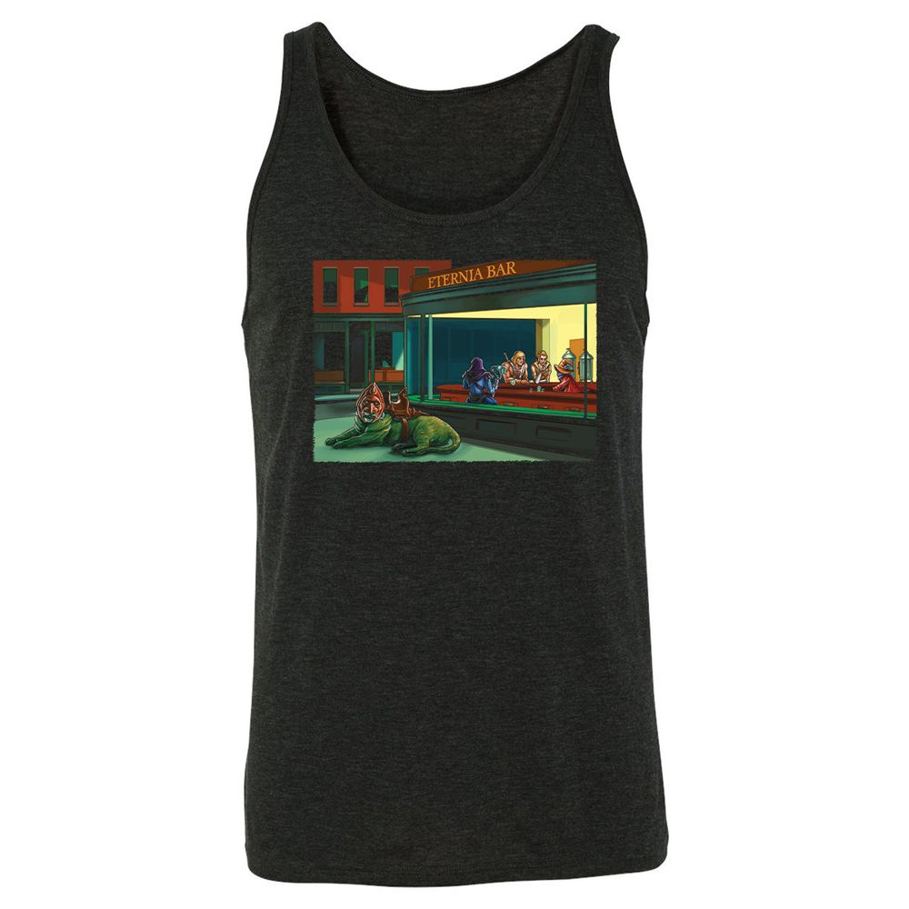 Unisex Jersey Tank - 3D2TCX8V - Charcoal Black Triblend - 5