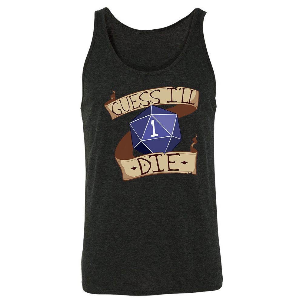 Unisex Jersey Tank - 578WWN5N - Charcoal Black Triblend - 5