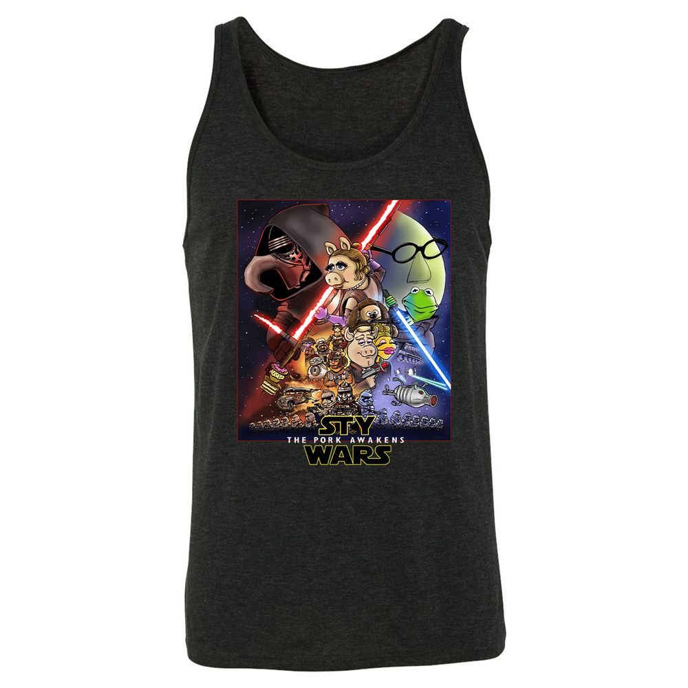 Unisex Jersey Tank - 7V4WMG58 - Charcoal Black Triblend - 5