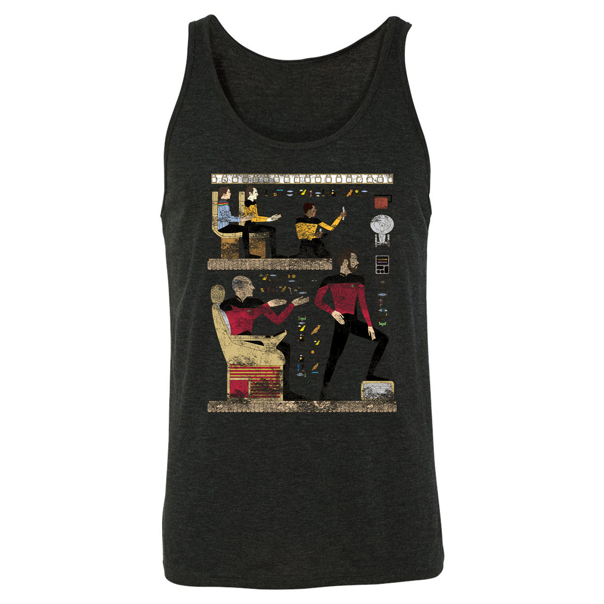 Unisex Jersey Tank - 6VXEZK2F - Charcoal Black Triblend - 5