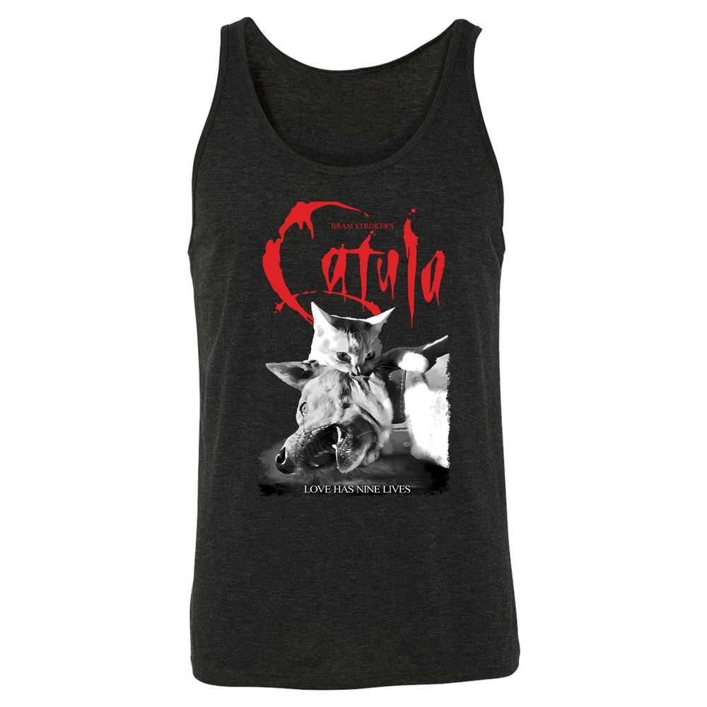 Unisex Jersey Tank - VTVHCSEA - Charcoal Black Triblend - 5