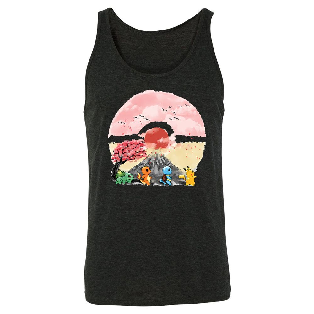 Unisex Jersey Tank - CZFQFL6D - Charcoal Black Triblend - 5