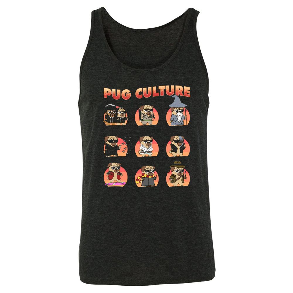Unisex Jersey Tank - NGKKW8DQ - Charcoal Black Triblend - 5