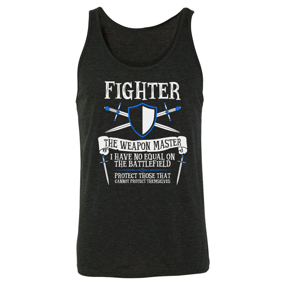 Unisex Jersey Tank - K1FBRXXM - Charcoal Black Triblend - 5