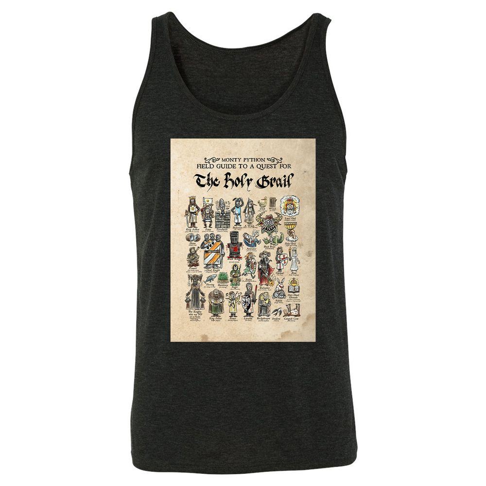 Unisex Jersey Tank - 5UZ4L466 - Charcoal Black Triblend - 5