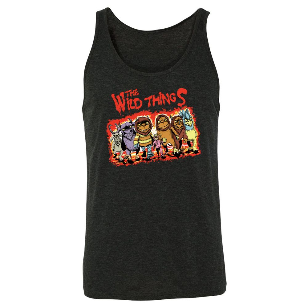 Unisex Jersey Tank - C9BUJVXF - Charcoal Black Triblend - 5