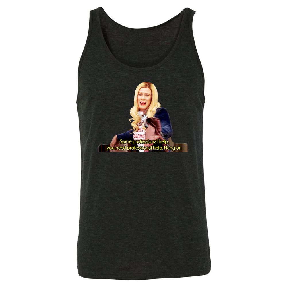 Unisex Jersey Tank - UWKC5QDK - Charcoal Black Triblend - 5