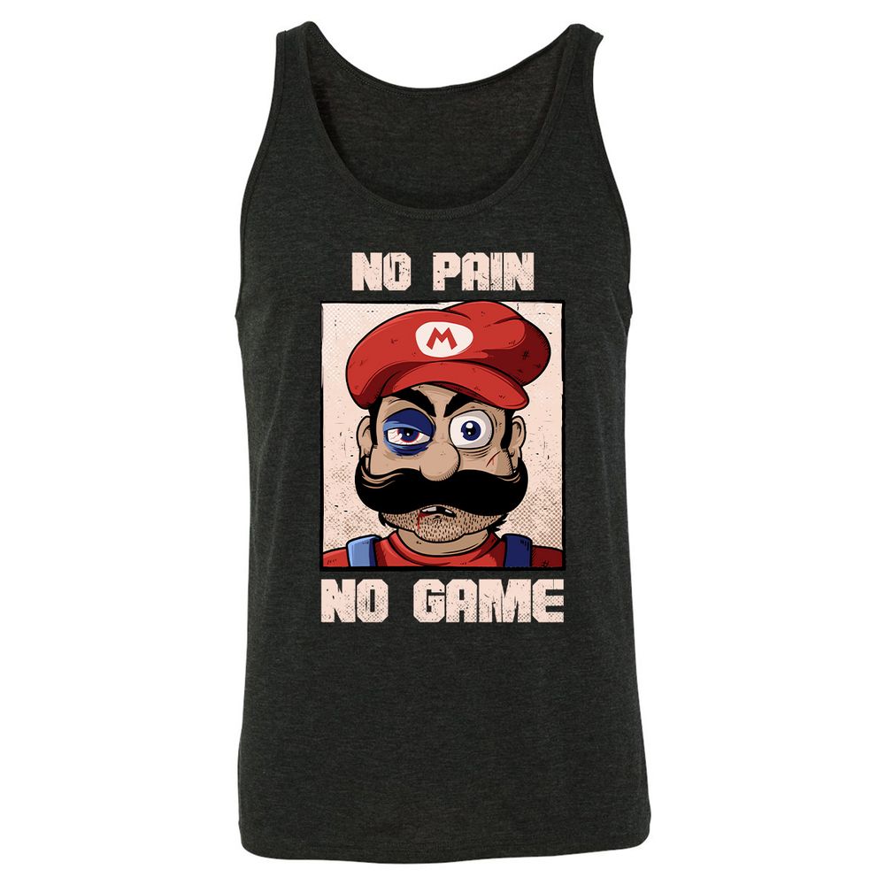 Unisex Jersey Tank - U31E366W - Charcoal Black Triblend - 5