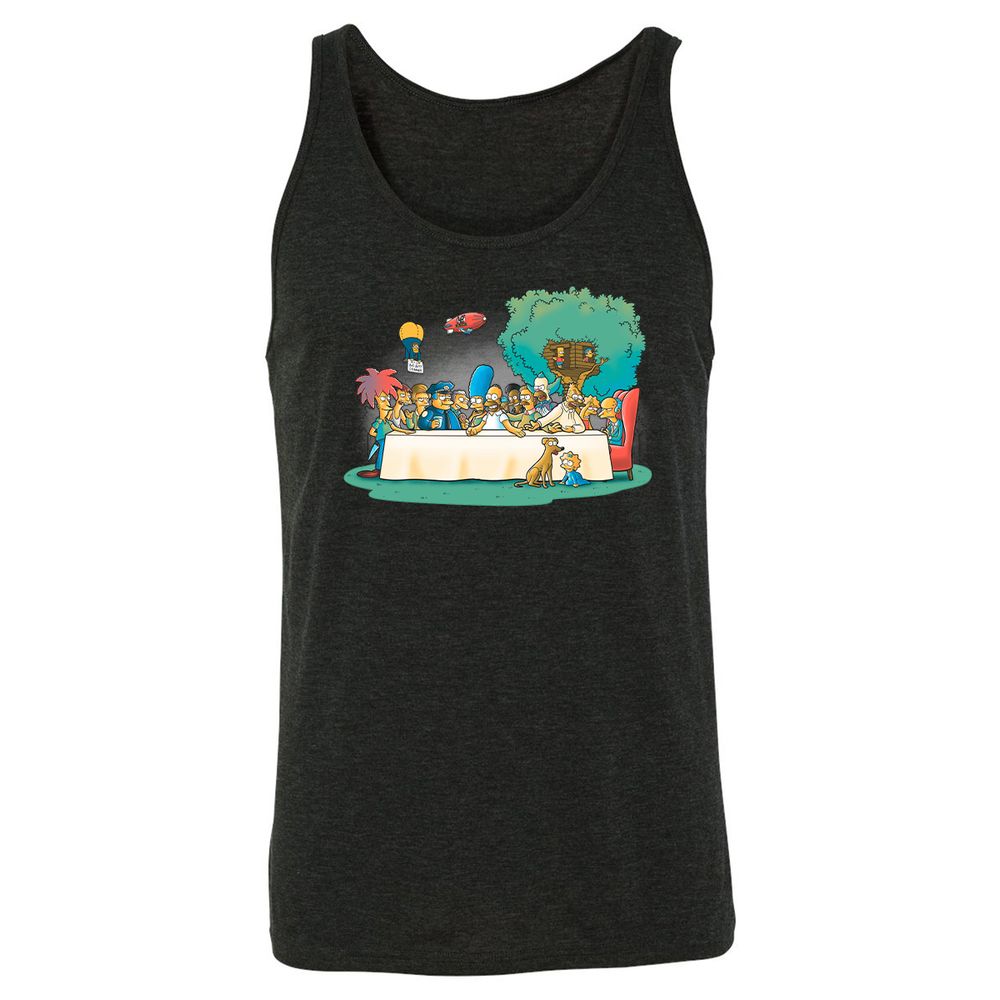 Unisex Jersey Tank - 8GVNZFN1 - Charcoal Black Triblend - 5