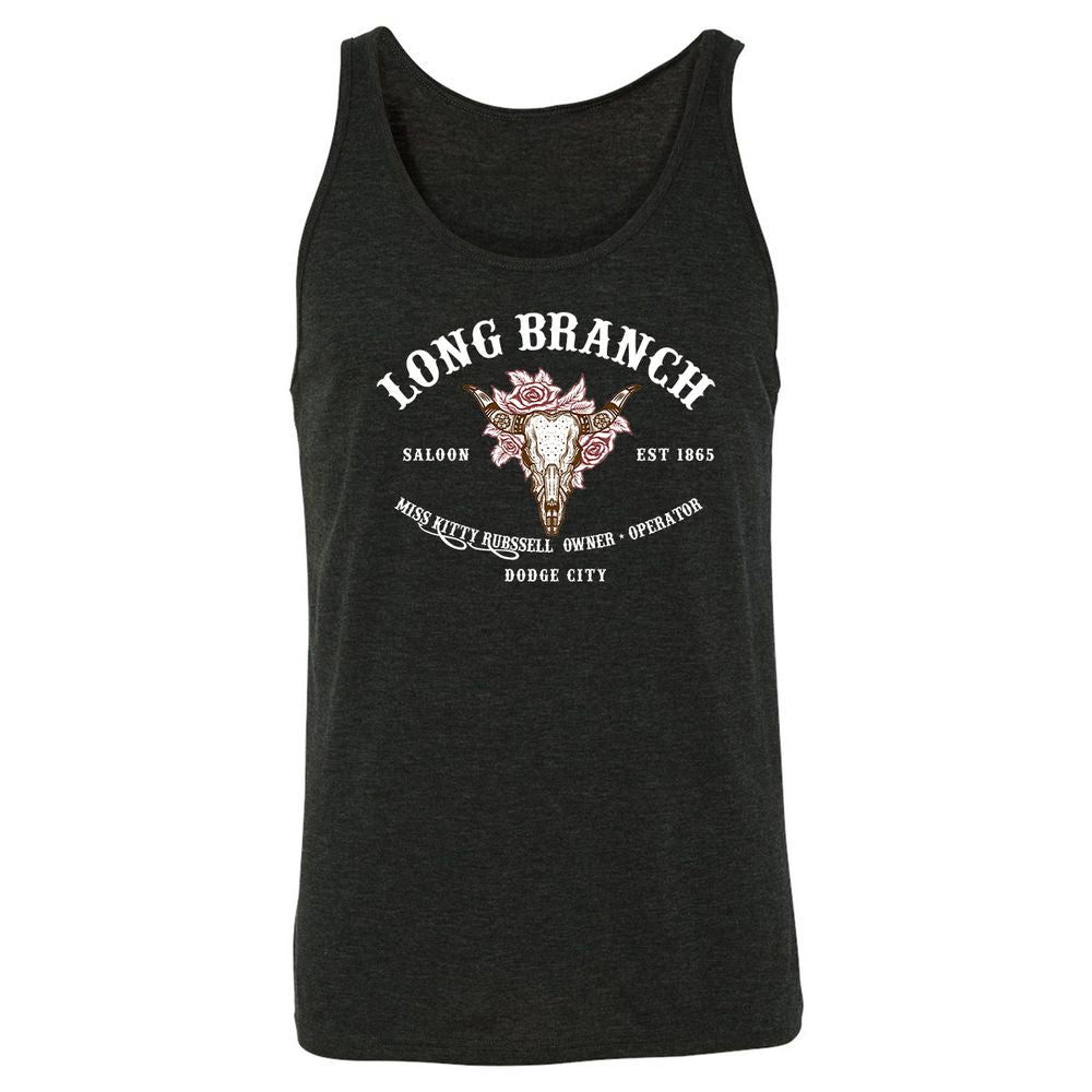 Unisex Jersey Tank - 6LSJW6TN - Charcoal Black Triblend - 5