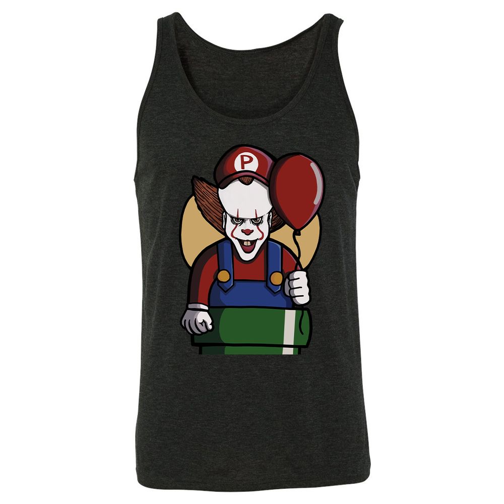 Unisex Jersey Tank - ATB1JXF3 - Charcoal Black Triblend - 5