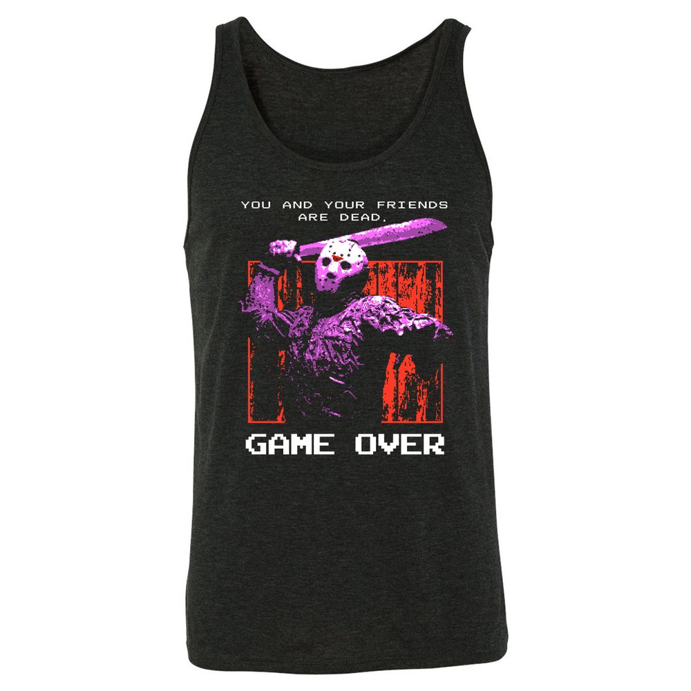 Unisex Jersey Tank - B9YKGWBL - Charcoal Black Triblend - 5