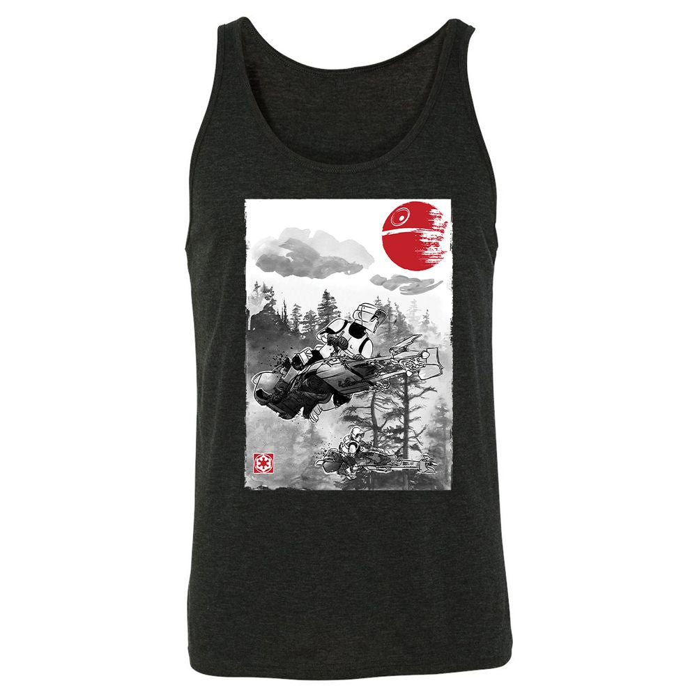 Unisex Jersey Tank - 3DHGG9D5 - Charcoal Black Triblend - 5