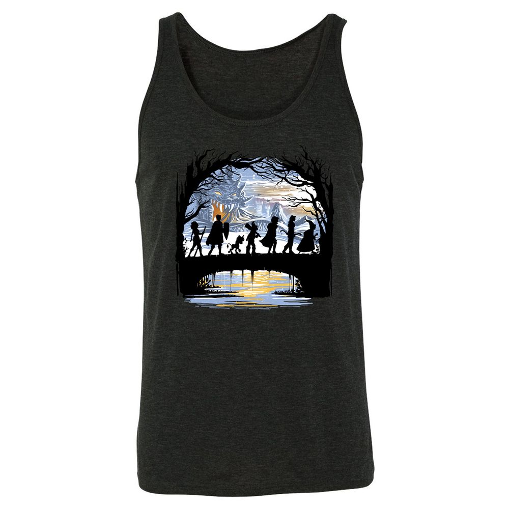 Unisex Jersey Tank - Y1VXQRZC - Charcoal Black Triblend - 5