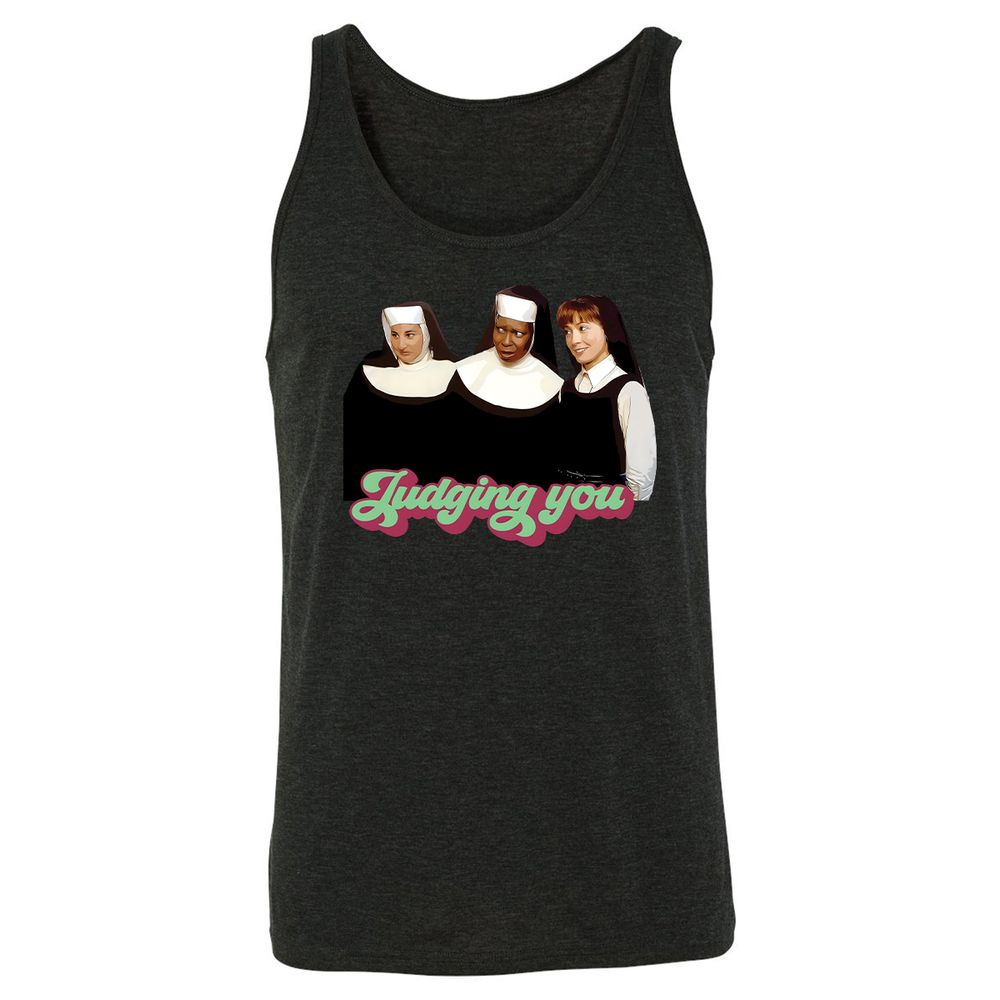 Unisex Jersey Tank - 84J6PTHZ - Charcoal Black Triblend - 5