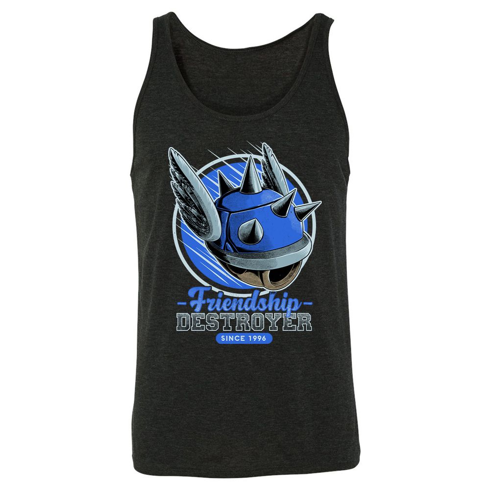 Unisex Jersey Tank - 9B3K8WGX - Charcoal Black Triblend - 5