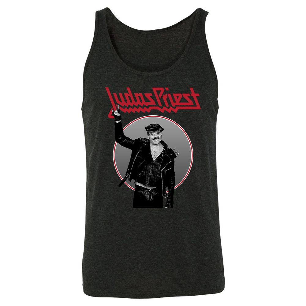 Unisex Jersey Tank - 312ECDAS - Charcoal Black Triblend - 5