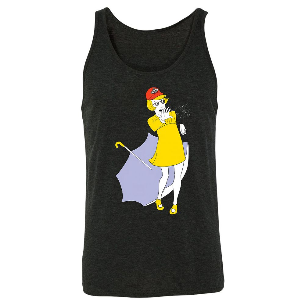 Unisex Jersey Tank - MFRHKZER - Charcoal Black Triblend - 5