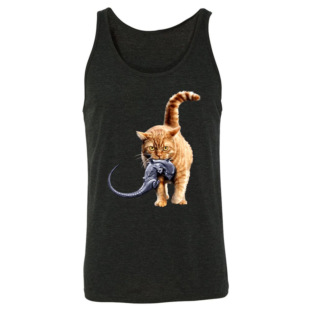 Unisex Jersey Tank - N9Z5SVKW - Charcoal Black Triblend - 5