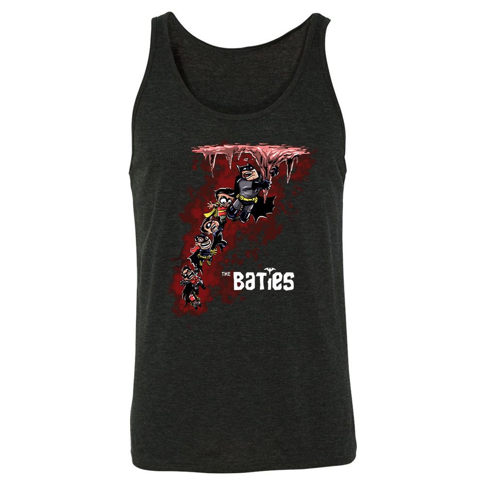 Unisex Jersey Tank - 1WDG6278 - Charcoal Black Triblend - 5