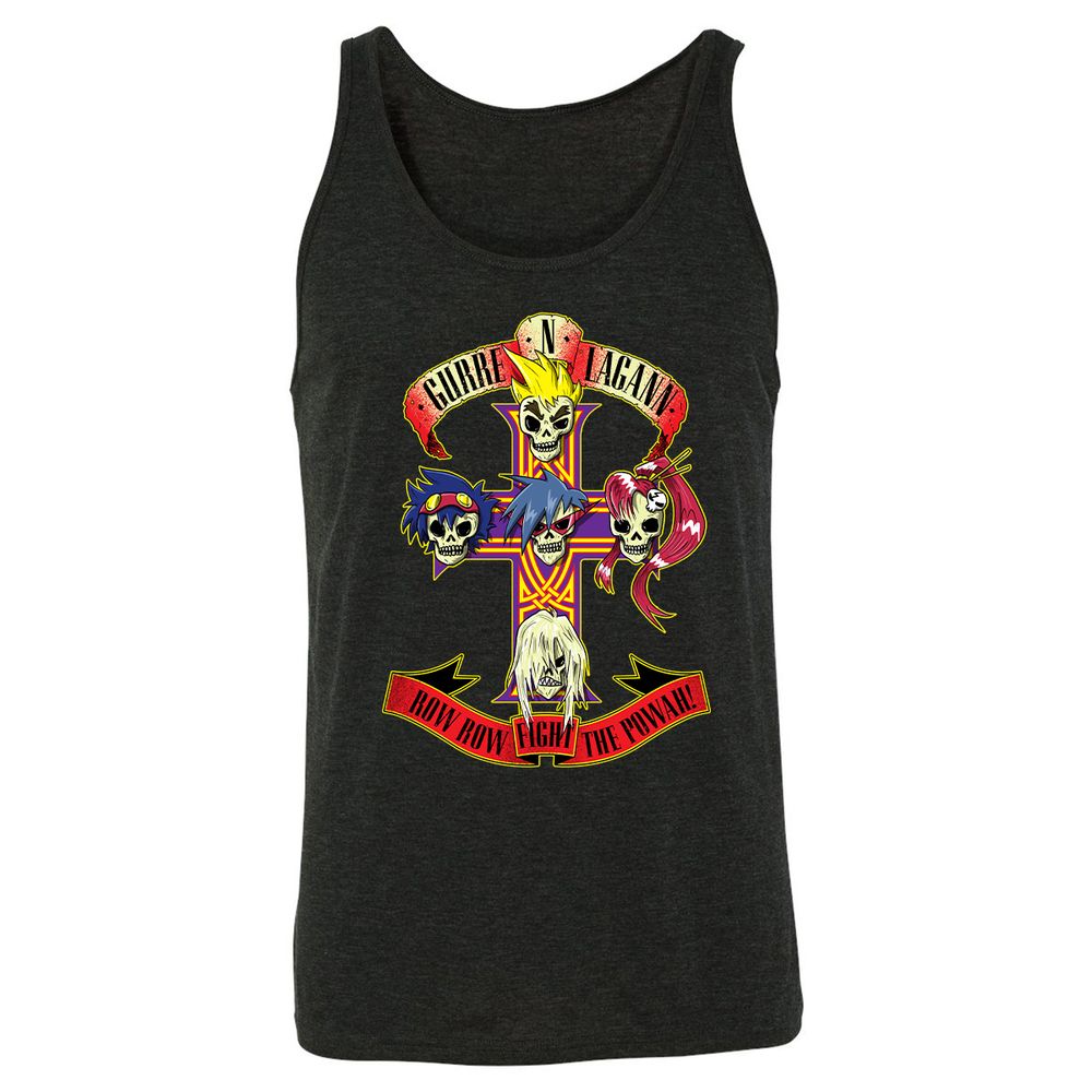 Unisex Jersey Tank - 1MRS4R6V - Charcoal Black Triblend - 5