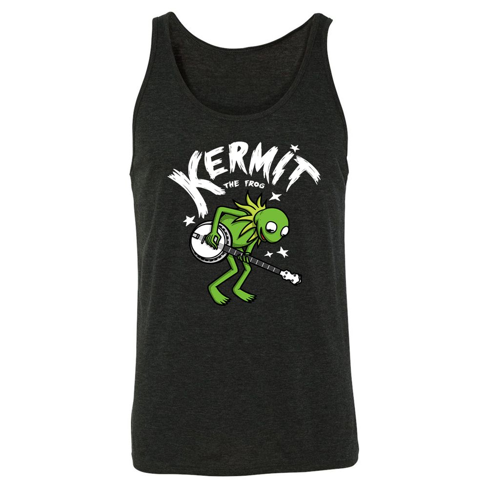 Unisex Jersey Tank - 1SH9XS4F - Charcoal Black Triblend - 5