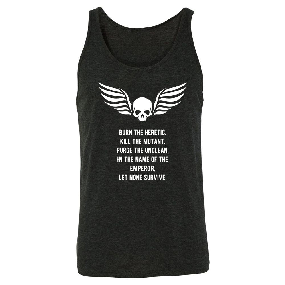 Unisex Jersey Tank - F9ZH43ZS - Charcoal Black Triblend - 5