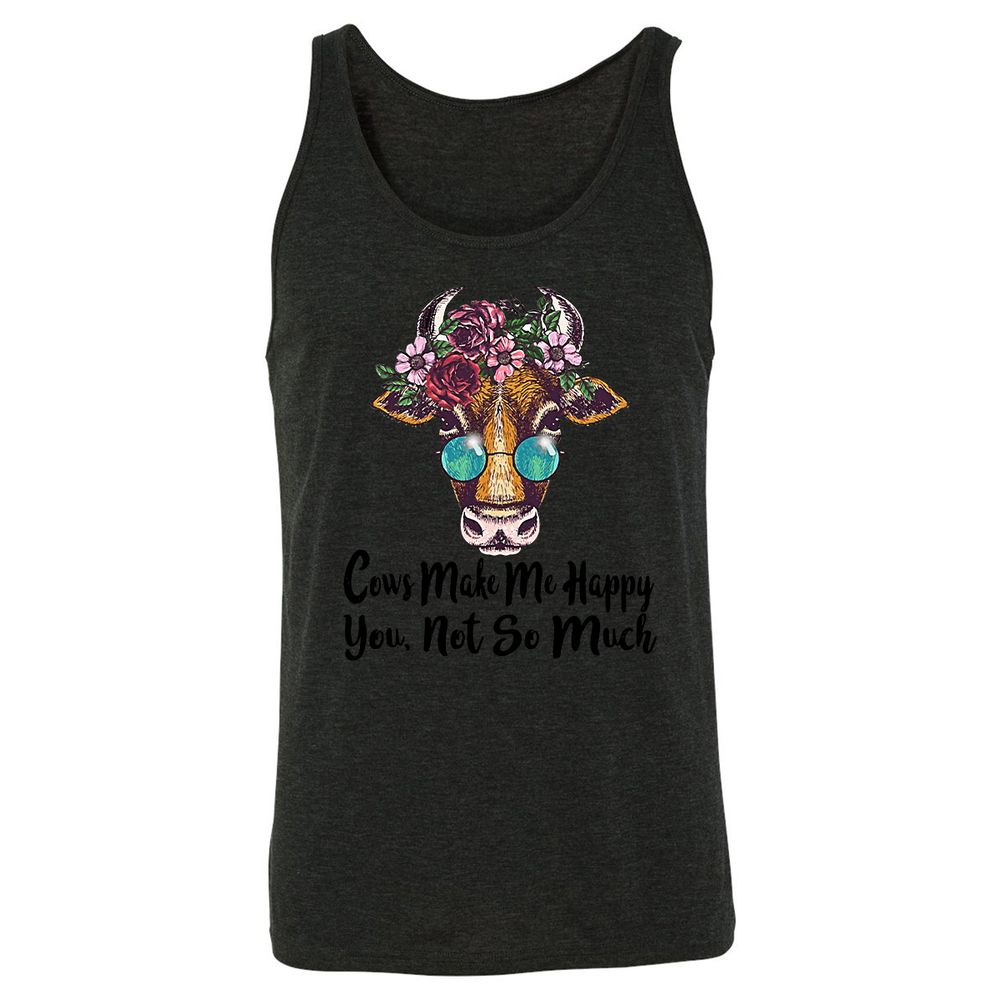 Unisex Jersey Tank - DNBLM7TP - Charcoal Black Triblend - 5